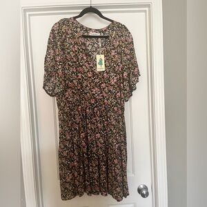 NWT floral dress - size 18